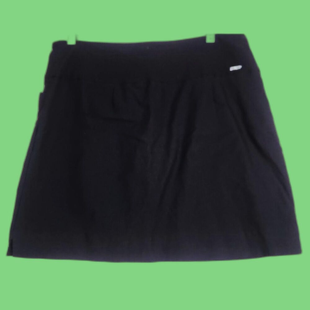 S.C.&CO Women's Black Skort Size Large  Tenniscore Athleisure Preppy
